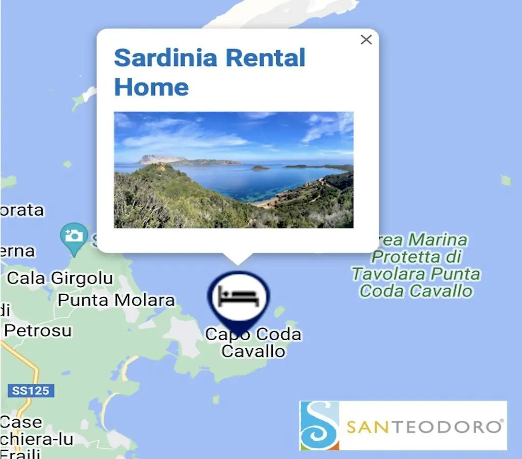 San Teodoro Punta Est Magnifico Trilocale Vista Mare Apartment Capo Coda Cavallo